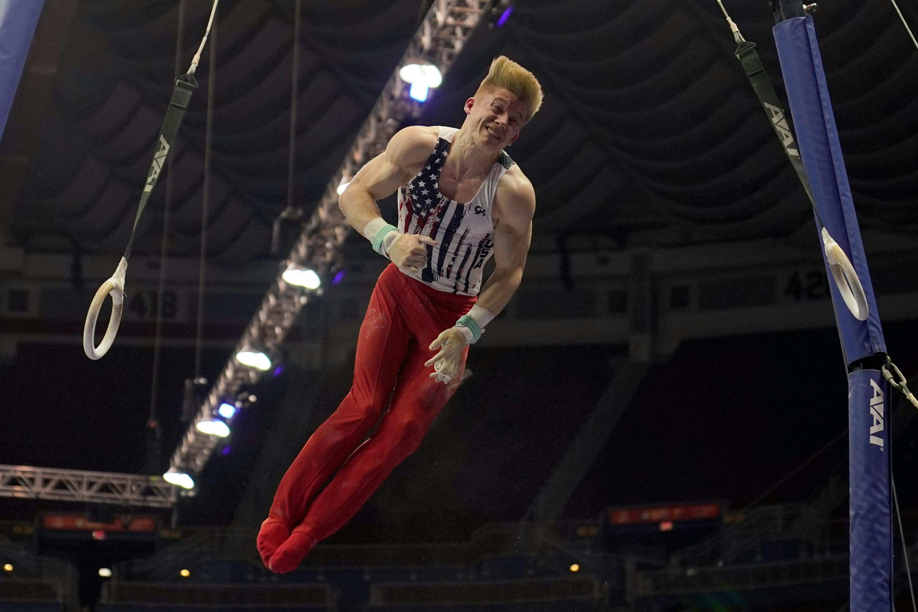 Olympics Gymnastics Trials Former Gophers Star Shane Wiskus Second After First Day Star Tribune