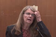 Carolyn Pawlenty, mother of Derek Chauvin, speaking during Derek Chauvin’s sentencing hearing Friday, June 25, 2021.