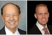 Glen Taylor (left) and Meyer Orbach (right) are in a legal dispute over whether or not Taylor is selling the Timberwolves and Lynx.