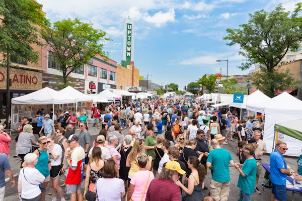 The 2019 Uptown Art Fair. It was canceled in 2020 because of COVID-19 restrictions. 