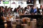 Patrons packed Alibi Drinkery in Lakeville in December.