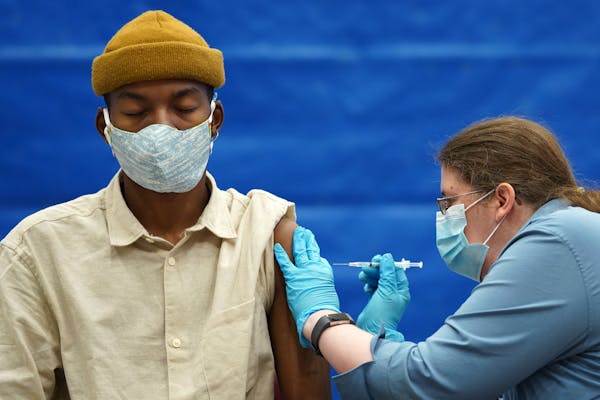 Hamline University, which will require COVID-19 vaccinations for students and employees this fall, hosted a free vaccination clinic in May. 
