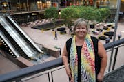 IDS Center general manager Deb Kolar stood for a portrait Tuesday morning at the newly remodeled IDS Center’s Crystal Court. Kolar gave a tour of th