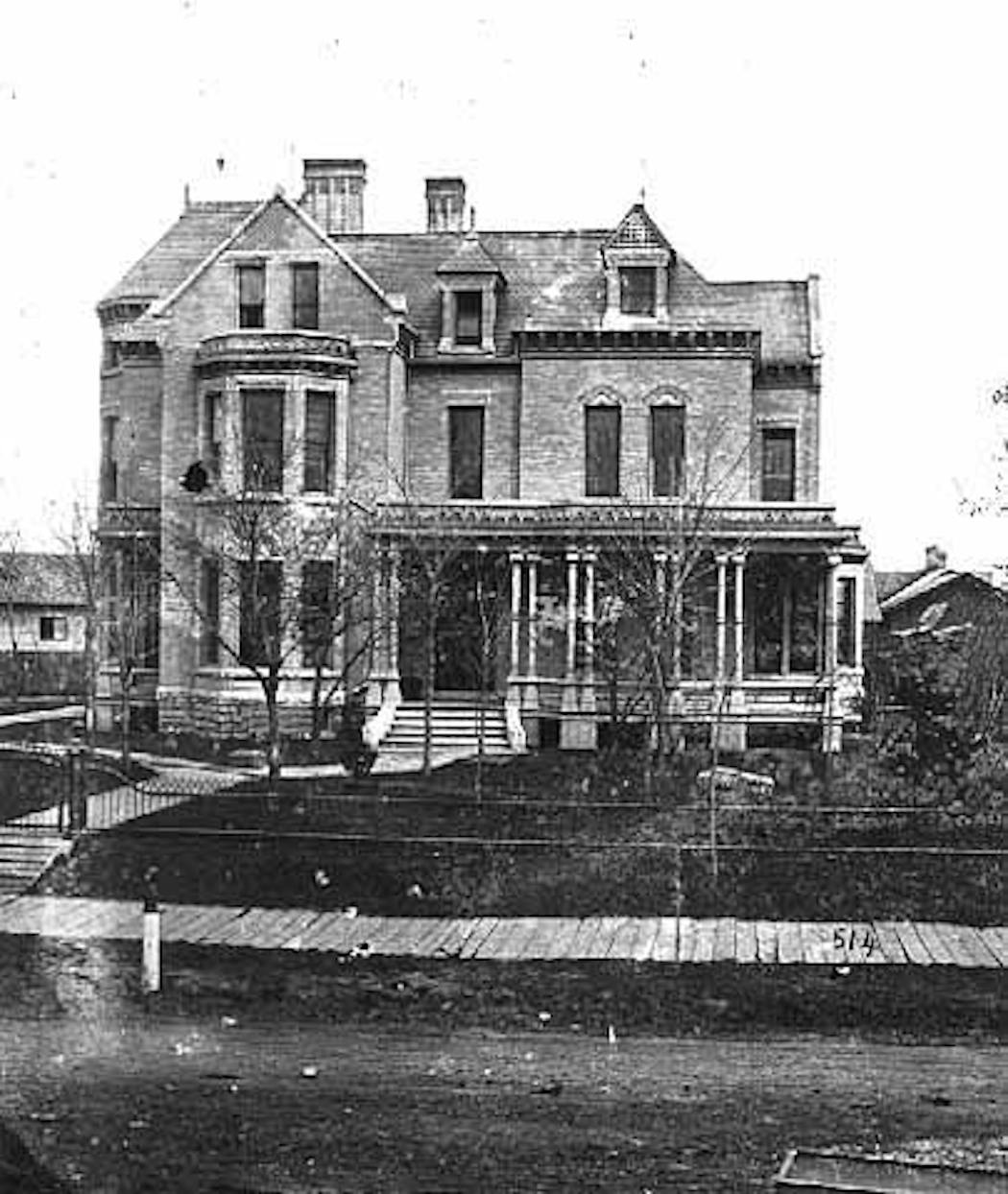 Prior mansion, c. 1880.