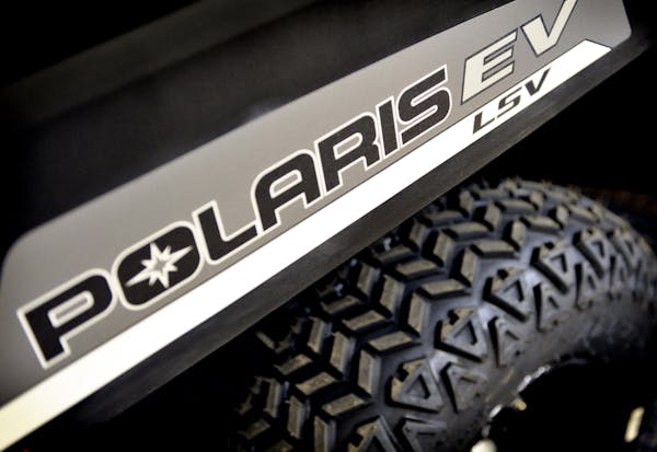 Polaris expects production of its electric all-terrain vehicles to start in December.
