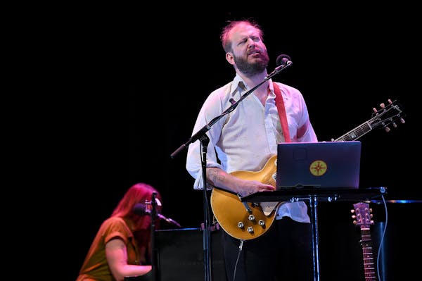Justin Vernon of Bon Iver performed at the New Yorker Festival in 2019.