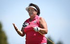 Nancy Lopez played in the Greats of Golf Challenge at the TPC Twin Cities in 2015.