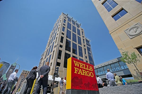 Wells Fargo is delaying the return of workers to its corporate offices, including its Downtown East campus in Minneapolis, shown in a file photo.