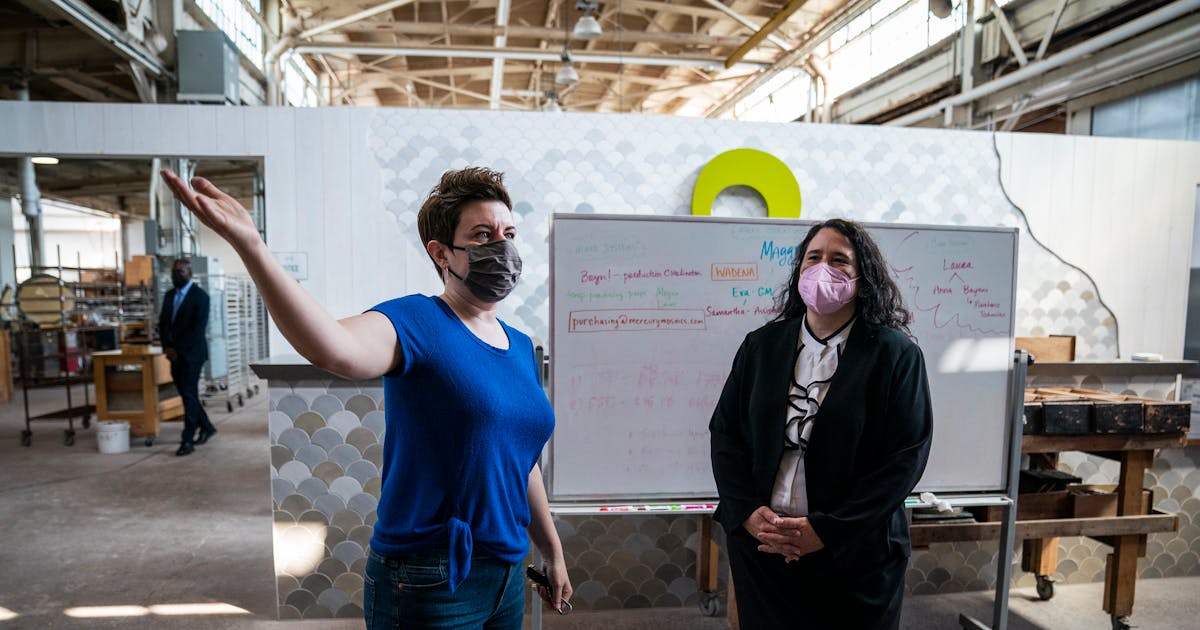 SBA chief visits a Mpls. business kept afloat by PPP loan during pandemic
