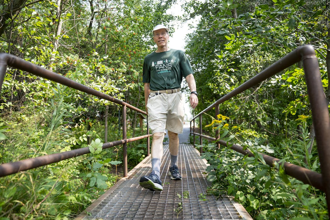 John Greene, a University of Minnesota Duluth math professor, went on his lunchtime training walk.