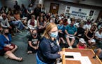 Dr. Elizabeth Reed spoke last August at a Minnetonka school board meeting in favor of a mask mandate in schools.
