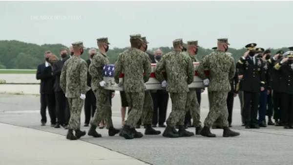 Biden pays respects to U.S. troops killed in Kabul
