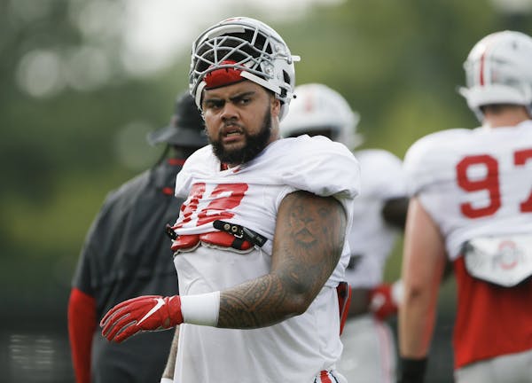 All-America defensive tackle Haskell Garrett is one of several standout players for Ohio State.
