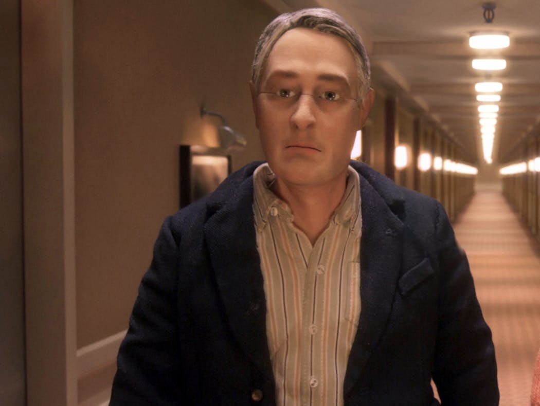 David Thewlis voices Michael Stone in the animated stop-motion film, “Anomalisa.”