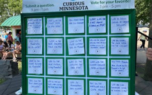 A selection of questions received from fairgoers on August 28.  