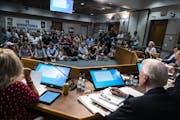 In Minnetonka, Minnesota on August 19, 2021, a near-capacity crowd filled the room. The Minnetonka School Board held a work session and meeting that i