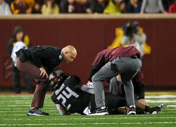 Gophers star running back Ibrahim out for season with leg injury