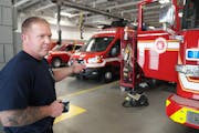 Capt. Cory Martin with the Minneapolis Fire Department gave a tour of Minneapolis Fire Station 6, one of the busiest in the city.
