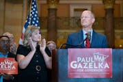 Former Senate Majority Leader Paul Gazelka, alongside his wife, Maralee, announced his campaign for governor in September.