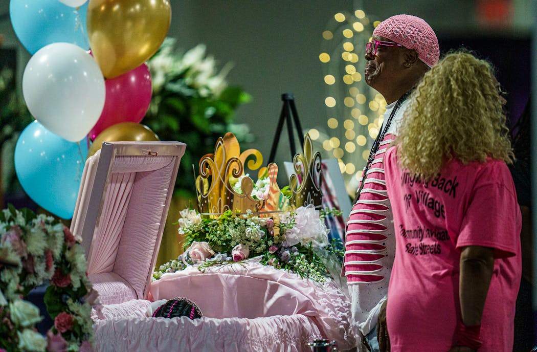 K.G. Wilson grieved for his granddaughter Aniya Allen at the 6-year-old's funeral in June.