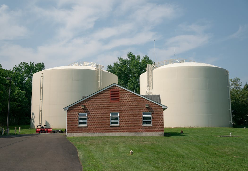 A well water treatment facility in Horsham, Pa.