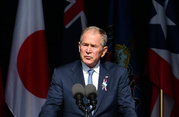 Bush calls for nation to unite 20 years after 9/11