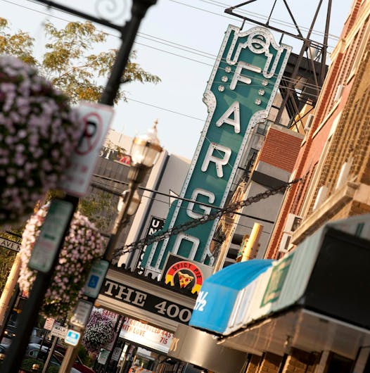 The Fargo Theatre:  a downtown fixture since the 1920s.