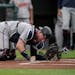 Twins catcher Mitch Garver’s season has been interrupted by a series of injuries.