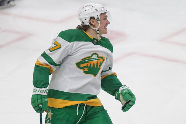 Kirill Kaprizov has a new five-year, $45 million contract with the Wild.