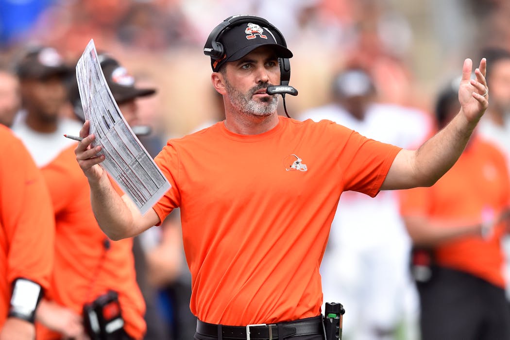 Kevin Stefanski was NFL Coach of the Year in his first season with the Browns in 2020.
