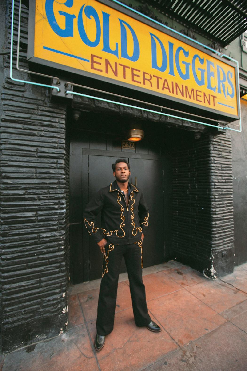 Leon Bridges outside the studio that gave his new record its name.