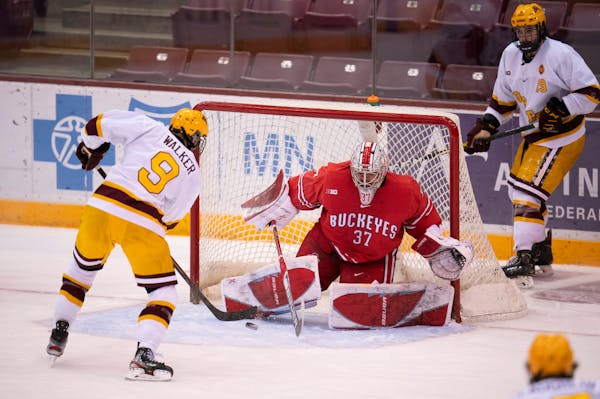 Gophers forward Sammy Walker (9) is among the key players returning this season.