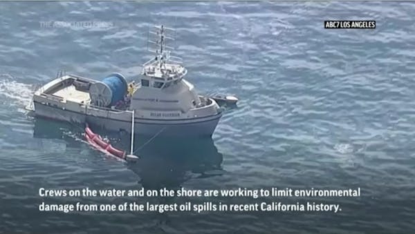 Massive cleanup begins after California oil spill