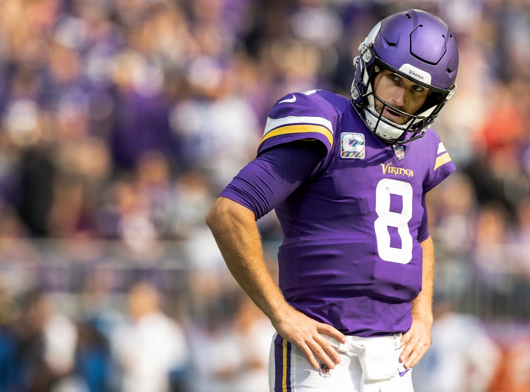 “Right after the first snap,” Vikings quarterback Kirk Cousins said, “you really have to be ready to adapt.”  