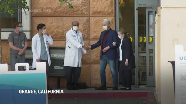 Former President Clinton released from California hospital