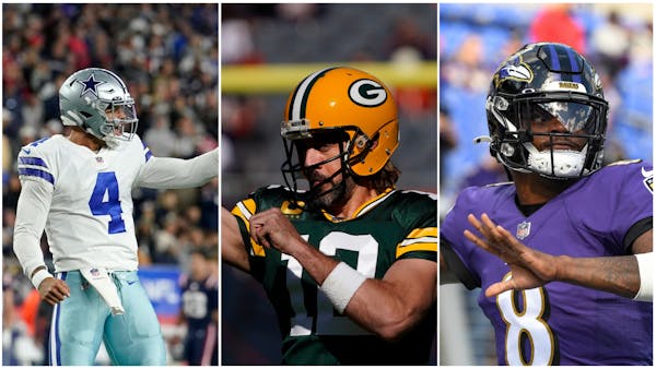 Dak Prescott of the Cowboys, Aaron Rodgers of the Packers and Lamar Jackson of the Ravens will test the Vikings defense.