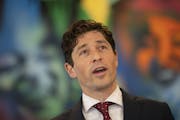Minneapolis Mayor Jacob Frey spoke at a news conference Sunday, Oct. 17. In an interview Wednesday, Frey said his opposition to rent control hasn’t 