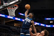 Why did Timberwolves forward Anthony Edwards work so hard on his shooting in the offseason? To create more room for him to swoop down the lane and dun