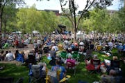 A crowd filled Mears Park for the Lowertown Blues Fest in 2015. Residents are exploring forming their own Residential Improvement District to boost af