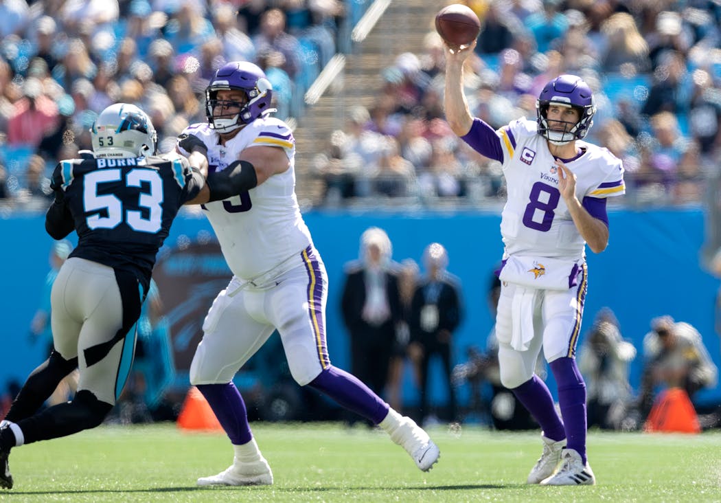 Quarterback Kirk Cousins has put the Vikings in position to tie or win with last-minute drives in six of their past 12 games, including four this season.