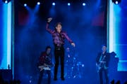 Mick Jagger showed little sign of slowing down during Sunday’s Rolling Stones concert at U.S. Bank Stadium.