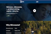 Homepage of JoinUsMN, a new effort by the Minnesota Department of Employment and Economic Development to attract business to the state.