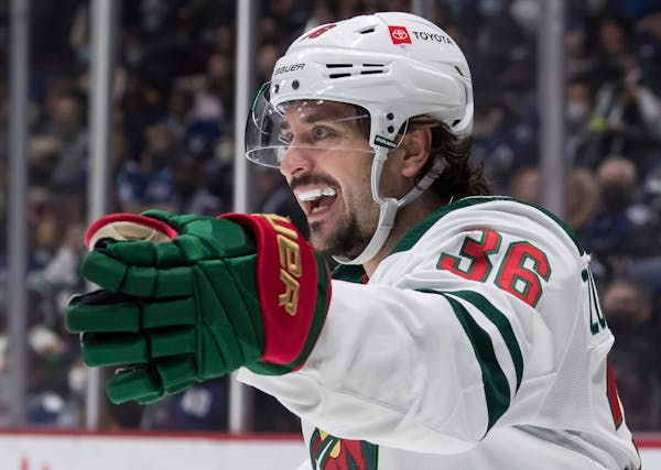 Mats Zuccarello leads the Wild with seven points, but he will be unavailable for at least 10 days after a positive test for COVID-19.
