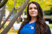 Katey Sierra, a mental health coordinator at Abbott Northwestern Hospital, voted to join the SEIU.