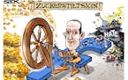 Sack cartoon: Spinning hate into gold