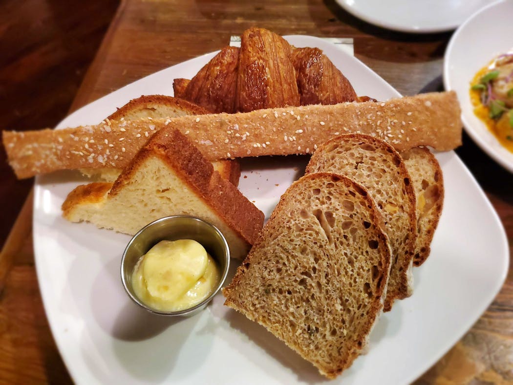 Bread plate at Augustine’s