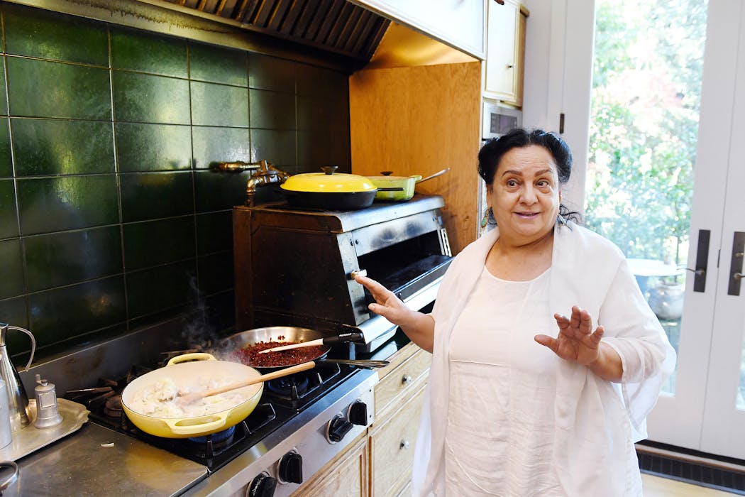 Bajmieh Batmanglij, author of “Cooking in Iran.” 