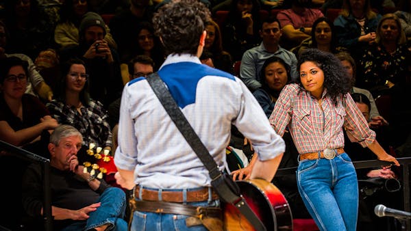 A scene from the 2019 Broadway staging of “Oklahoma.” 