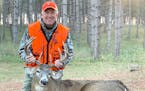evin Hinrichs, 61, of Bloomington, with the 10-point buck he shot on opening day of the 2021 firearms deer season. He didn’t miss when his opportuni