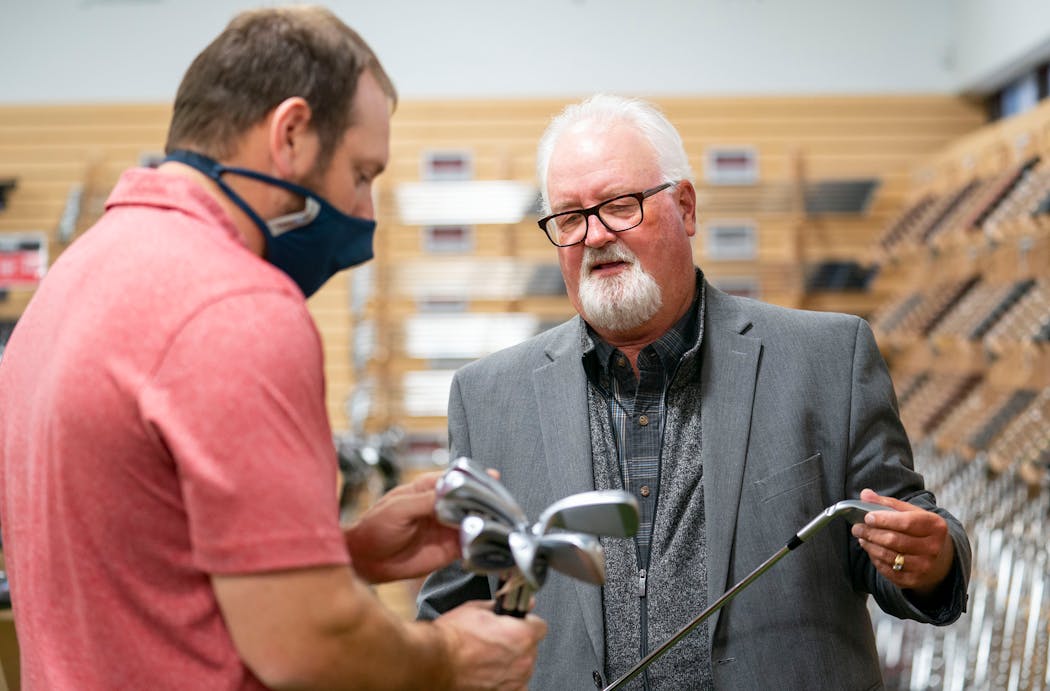 Brian Hills, director of store operations at 2nd Swing, spoke with John Bill of Mankato about clubs at the retailer’s Minnetonka location. 
